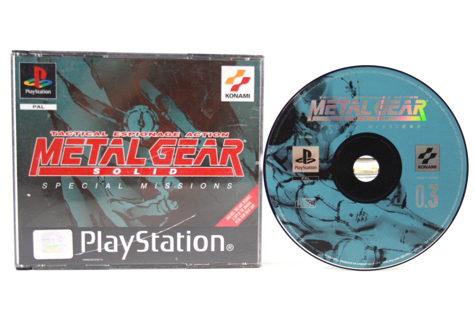 Metal Gear Solid: Special Missions - PlayStation (PS1) [PAL] - WITH WARRANTY