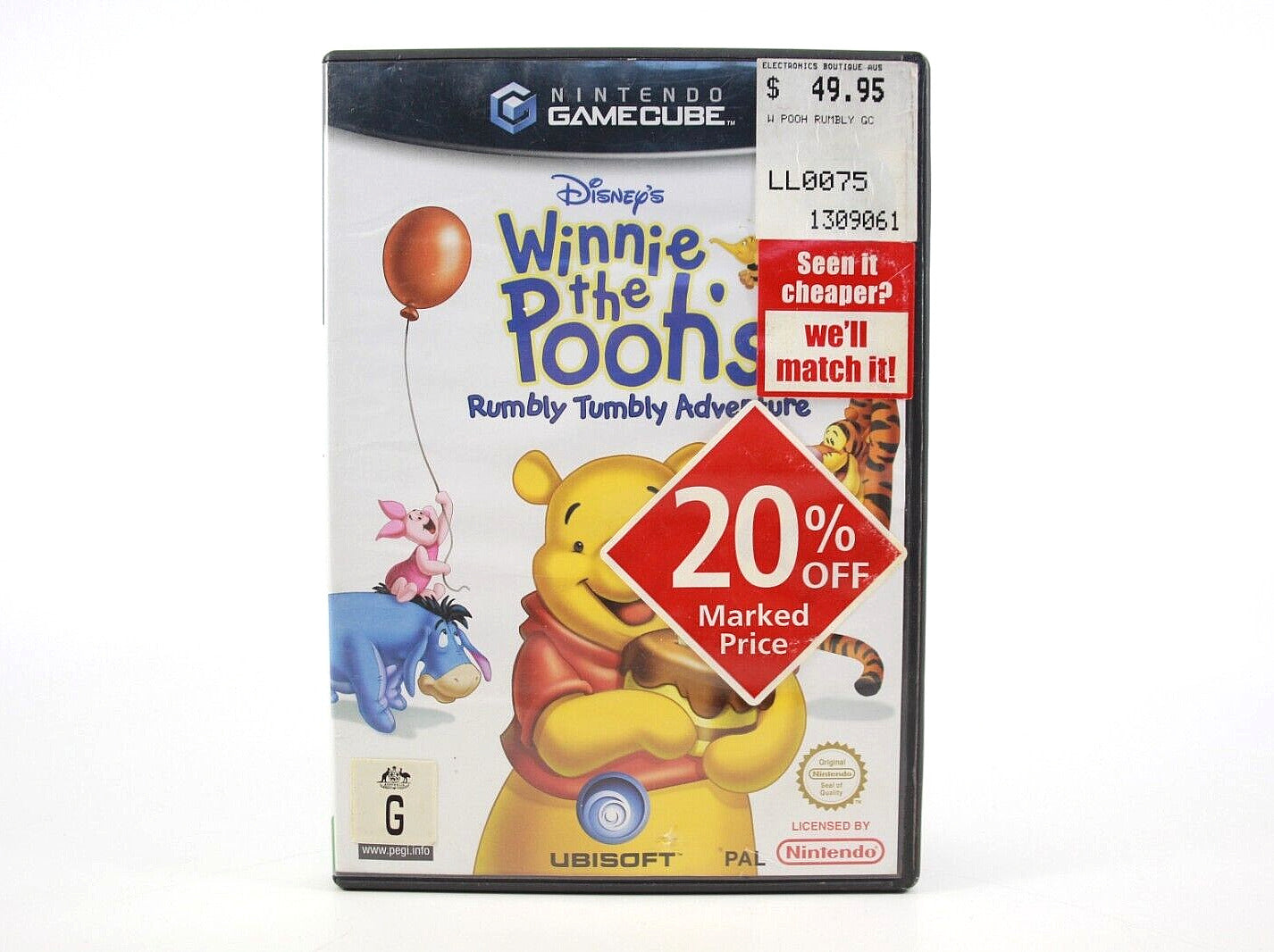 Winnie The Pooh’s Rumbly Tumbly Adventure - Nintendo GameCube [PAL] - WARRANTY