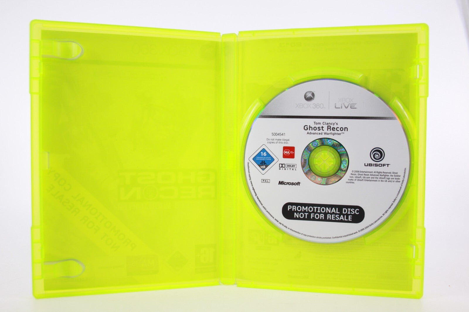 Tom Clancy's Ghost Recon Advanced Warfighter - PROMO COPY (Xbox 360) [PAL]