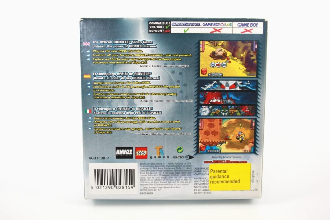Bionicle Heroes - Nintendo Game Boy Advance (GBA) *BOX ONLY*