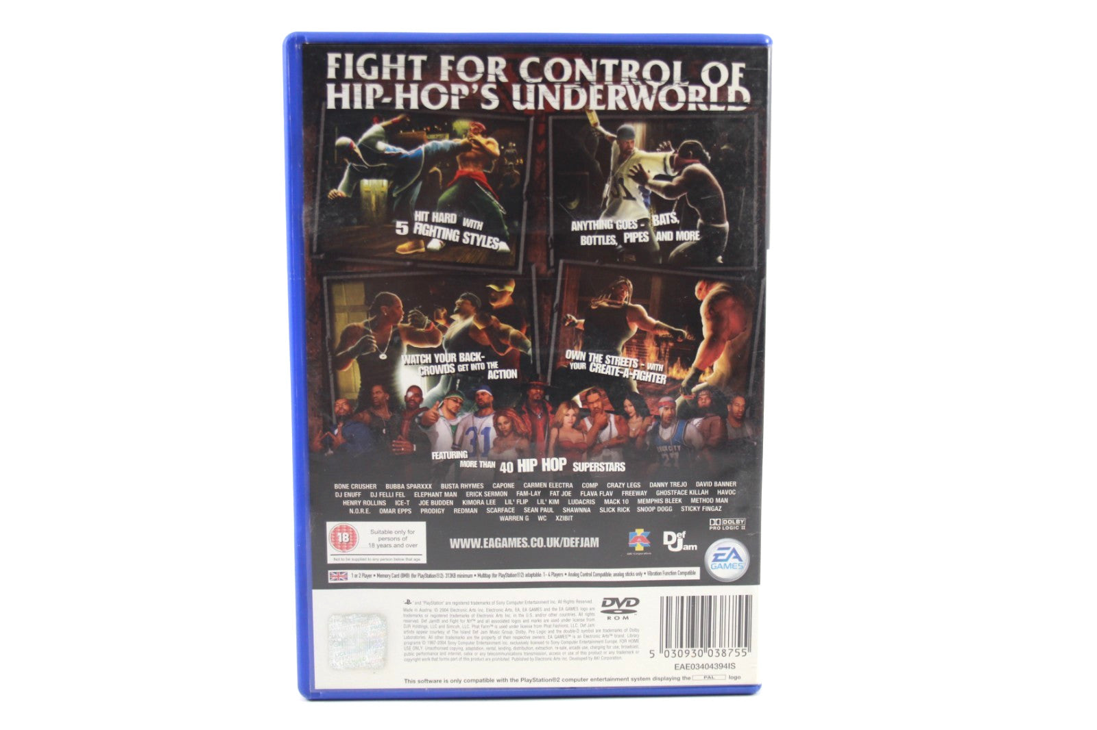 Def Jam Fight for NY - PlayStation 2 (PS2) [PAL] - WITH WARRANTY