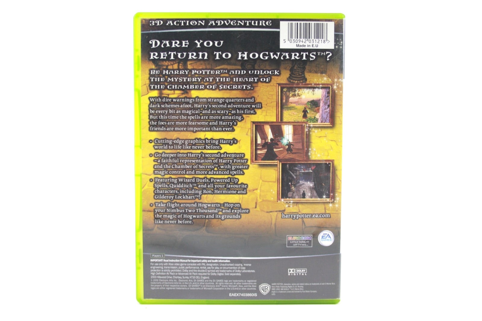 Harry Potter and the Chamber of Secrets - Xbox [PAL] - WITH WARRANTY