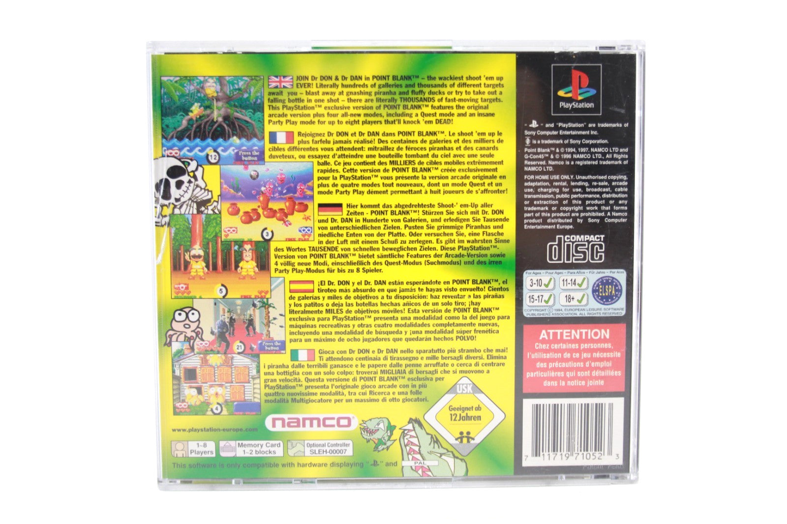 Point Blank - PlayStation (PS1) [PAL] - WITH WARRANTY