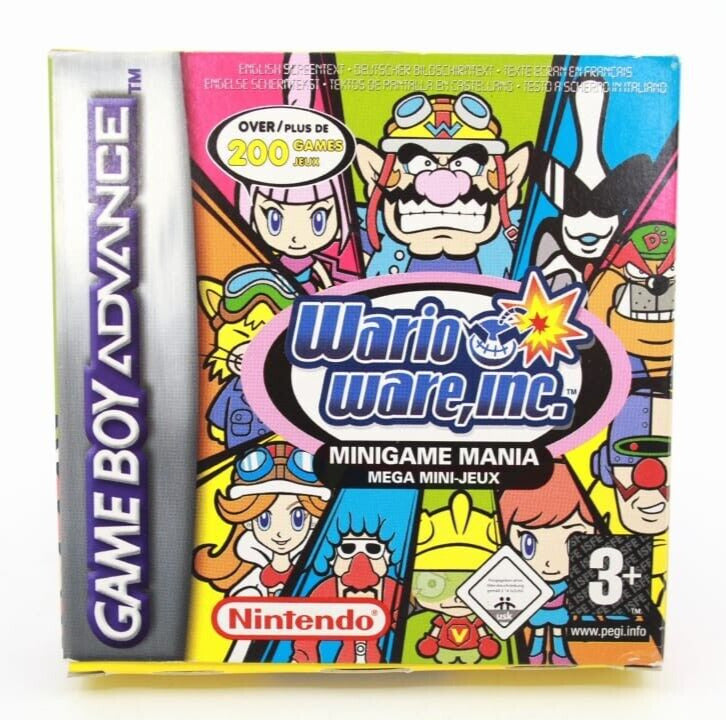 WarioWare, Inc: Minigame Mania - Nintendo Game Boy Advance (GBA) [PAL]