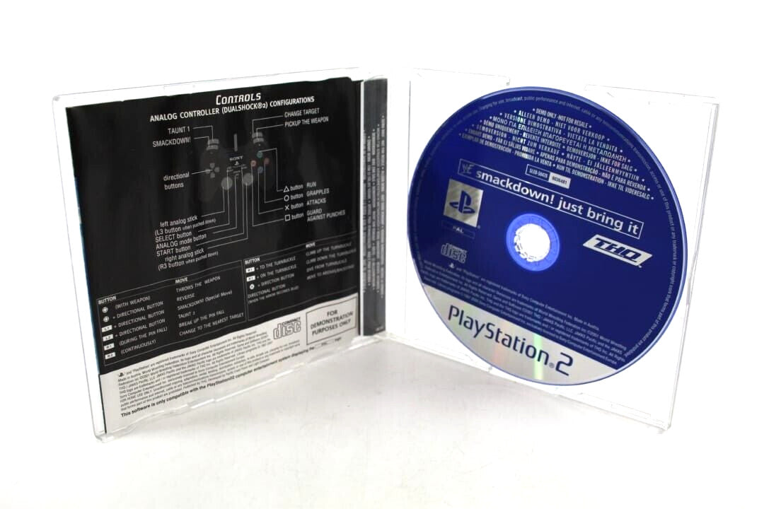 WWF SmackDown Just Bring It DEMO - Sony PlayStation 2 (PS2) [PAL] WITH WARRANTY