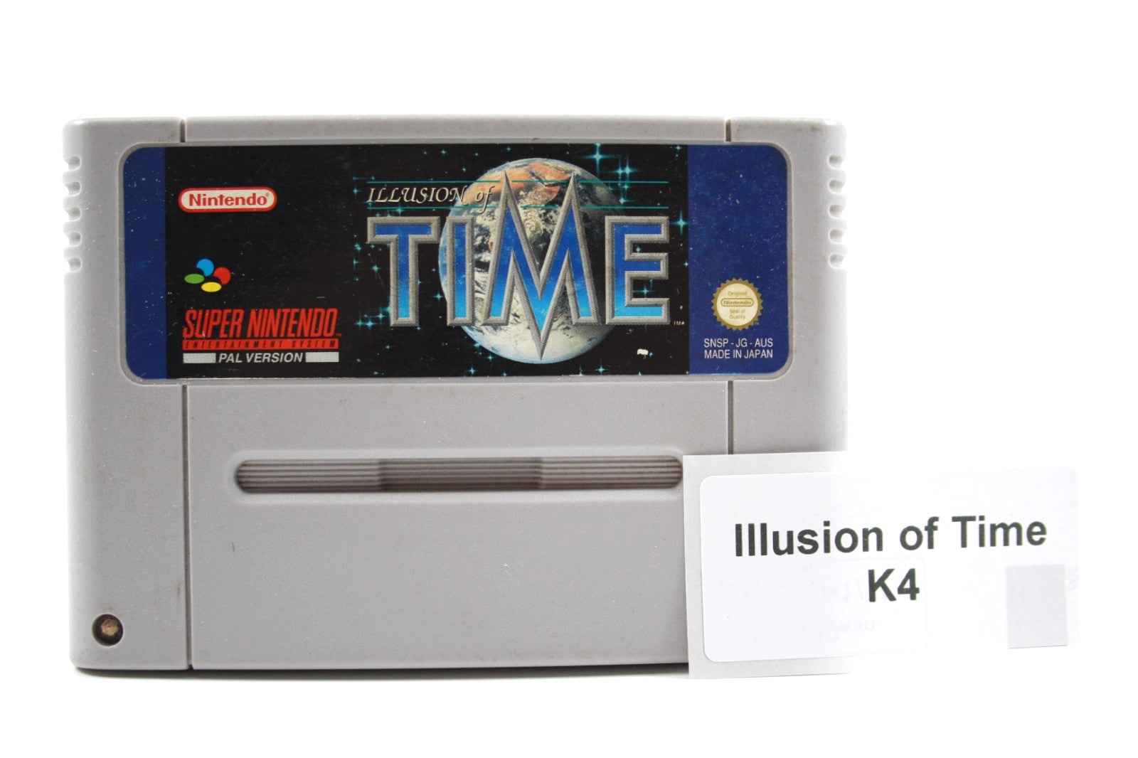 Illusion of Time [CART ONLY] - Super Nintendo (SNES) [PAL] - WITH WARRANTY