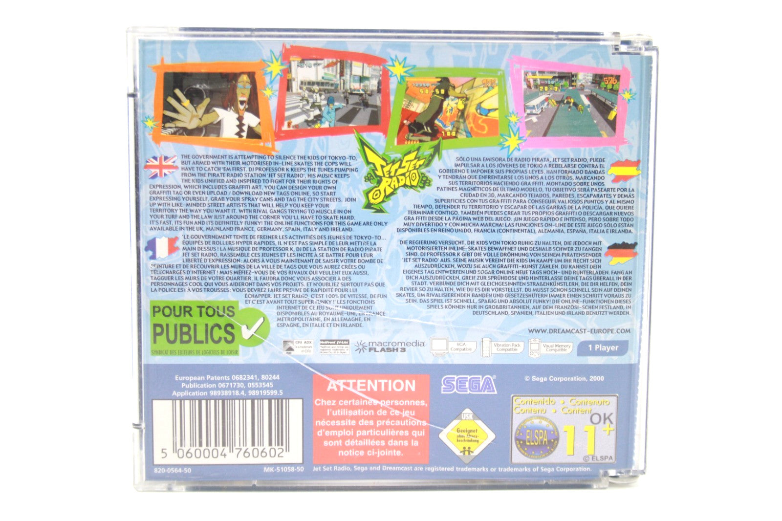 Jet Set Radio - SEGA Dreamcast [PAL] - WITH WARRANTY