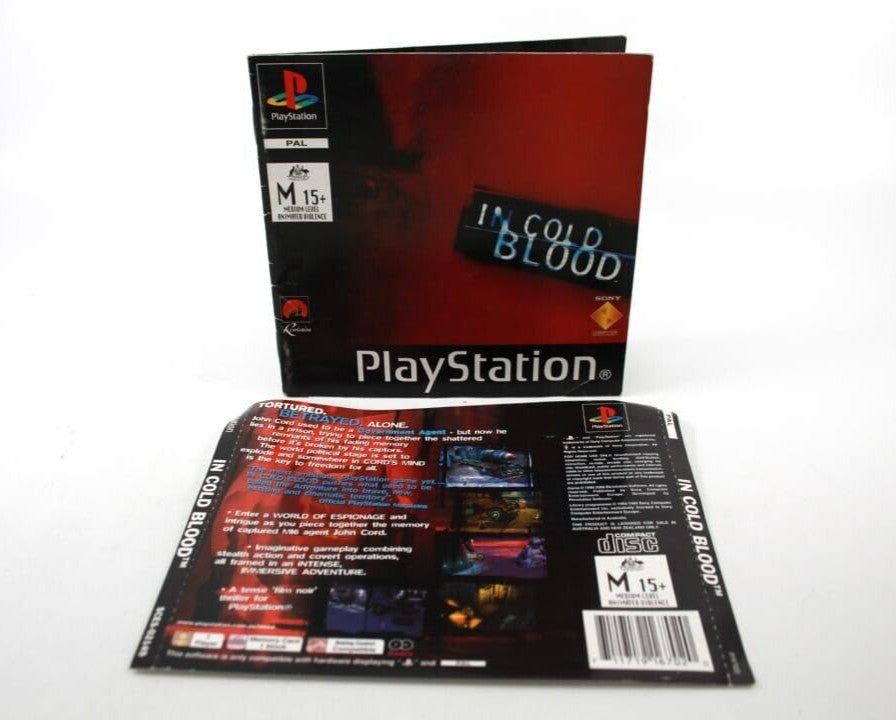 In Cold Blood - PlayStation (PS1) ***Manual Only***