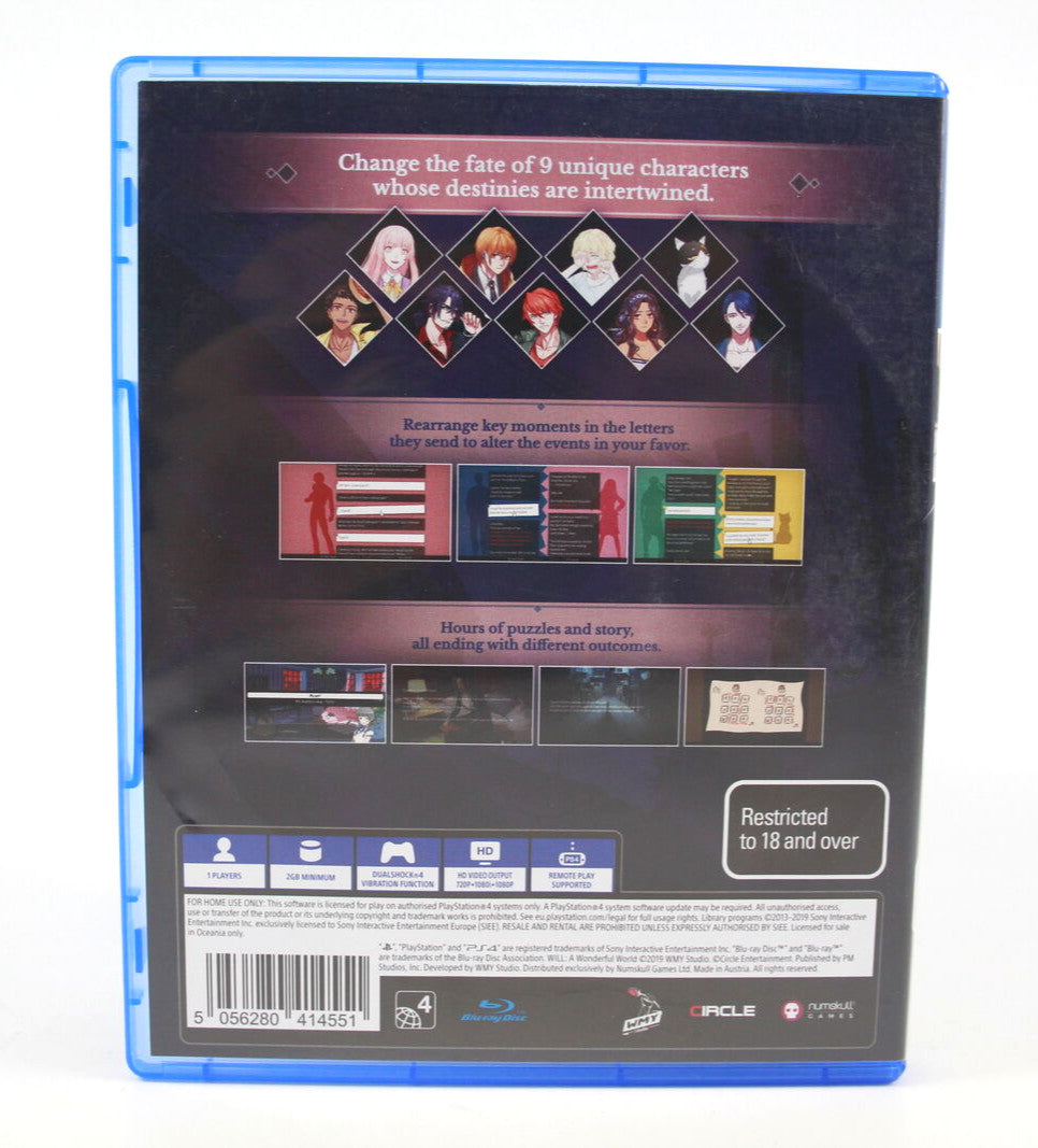 Will - A Wonderful World (PS4) [PAL] - WITH WARRANTY -