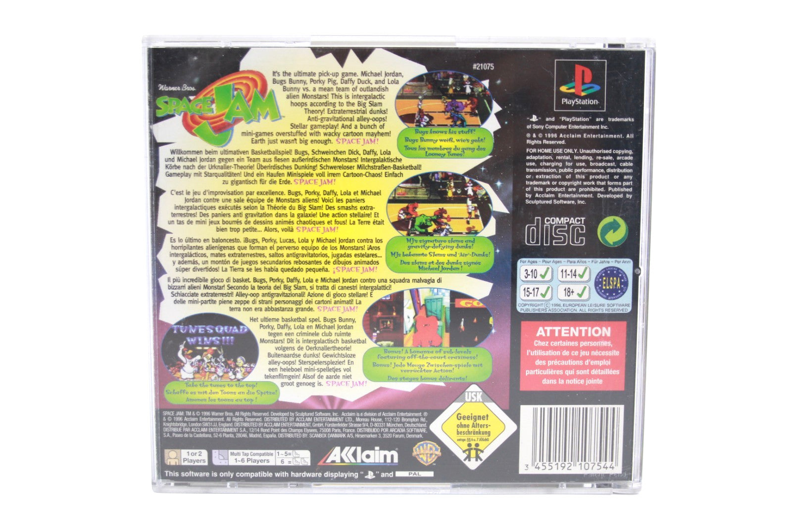 Space Jam - PlayStation 1 (PS1) [PAL] - WITH WARRANTY