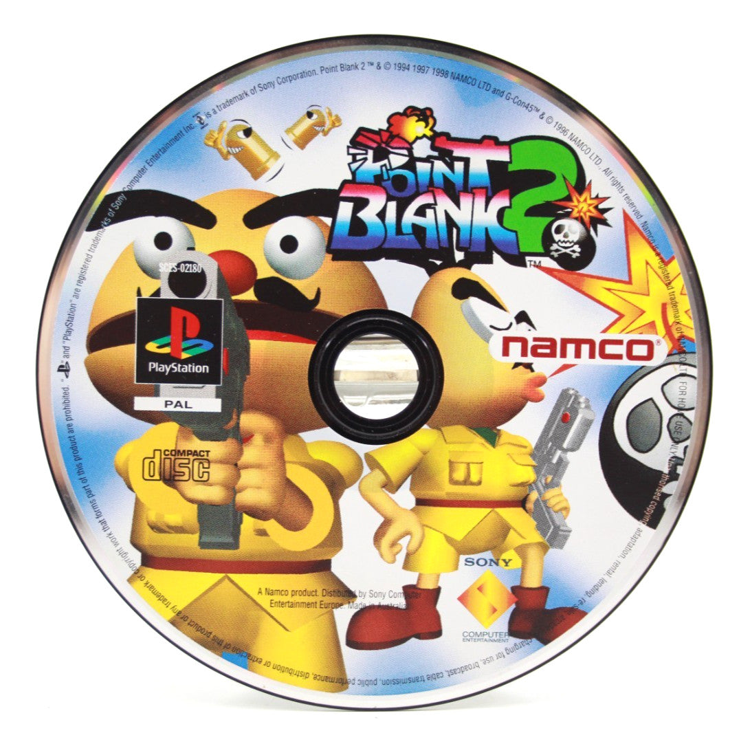 Point Blank 2 [DISC ONLY] - PlayStation 1 (PS1) [PAL] - WITH WARRANTY