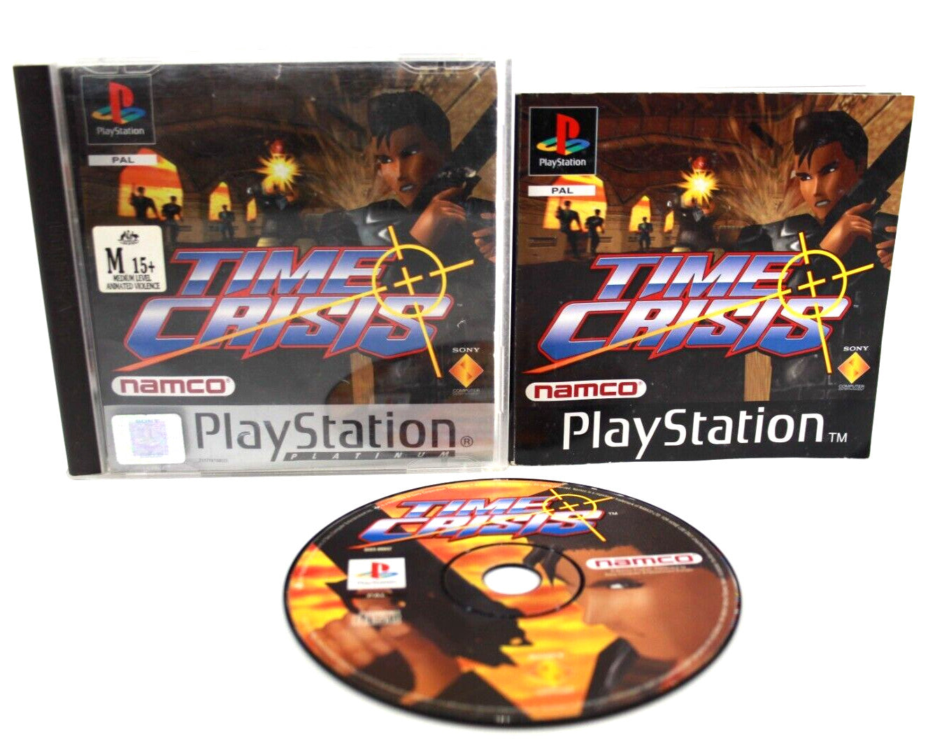 Time Crisis [Platinum] - PlayStation 1 (PS1) [PAL] - WITH WARRANTY