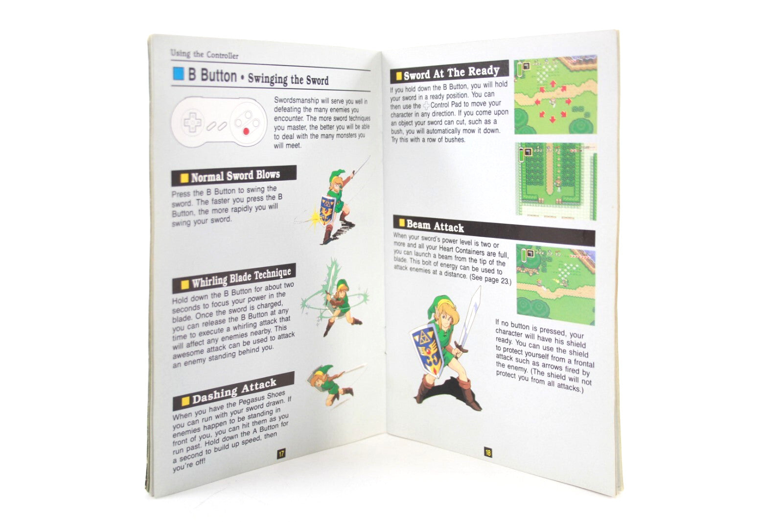 The Legend of Zelda: A Link to the Past - Super Nintendo (SNES) [MANUAL ONLY]
