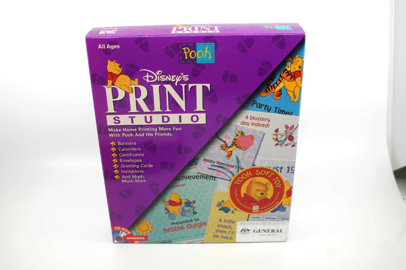 Disney's Disneys Print Studio game for PC/Windows - BIG BOX - BOXED