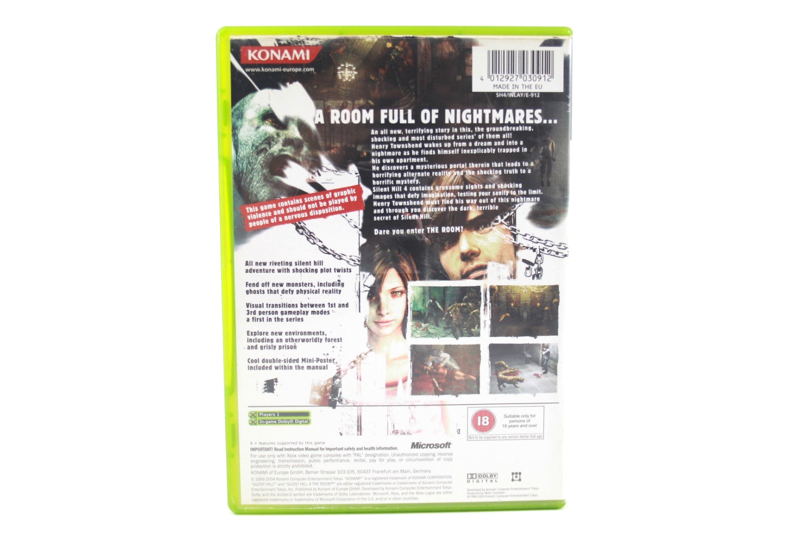 Silent Hill 4 The Room - Xbox [PAL] - WITH WARRANTY