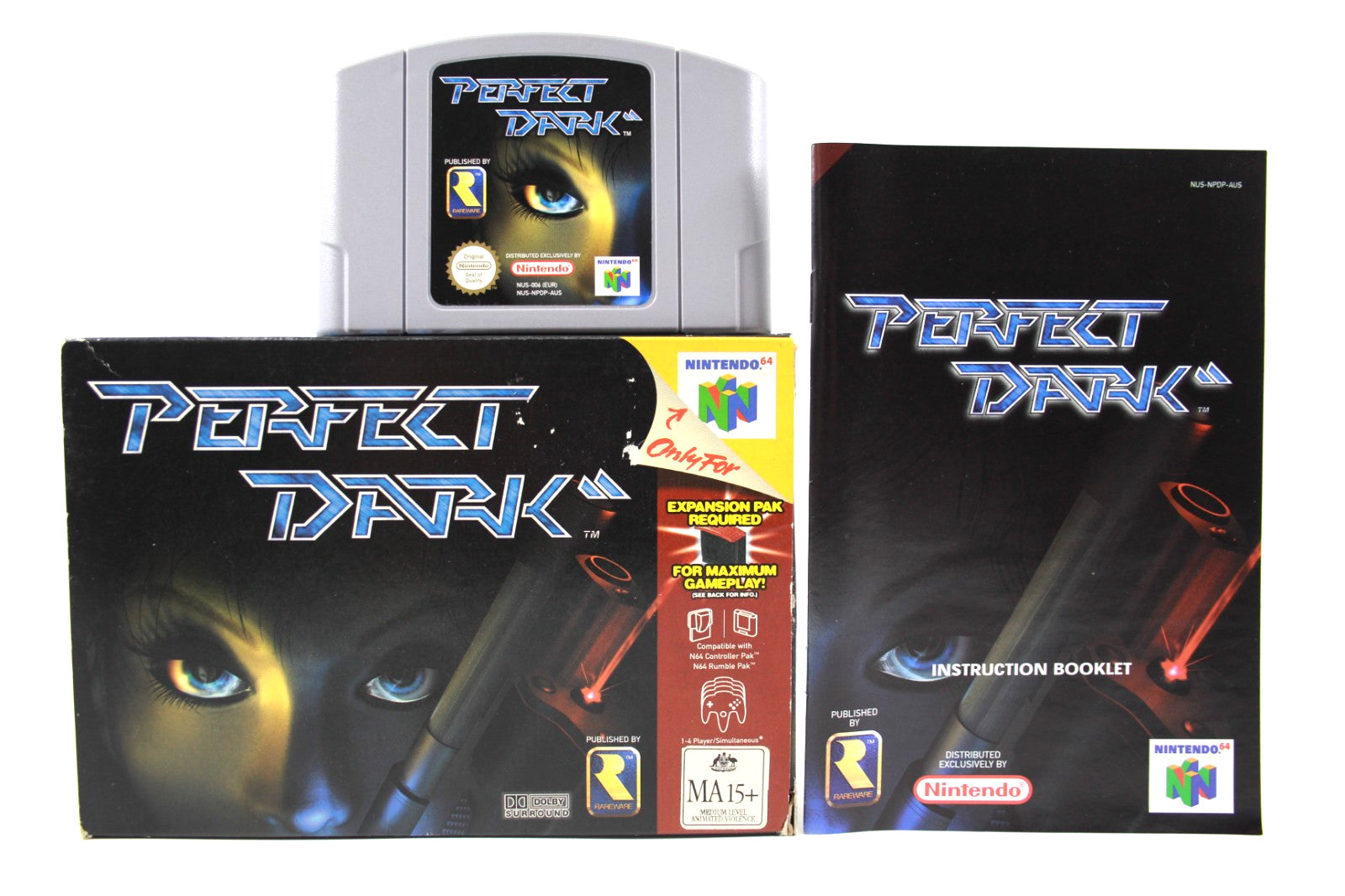 🔥 Perfect Dark - Nintendo 64 (N64) [PAL] *COMPLETE IN BOX* 🎮