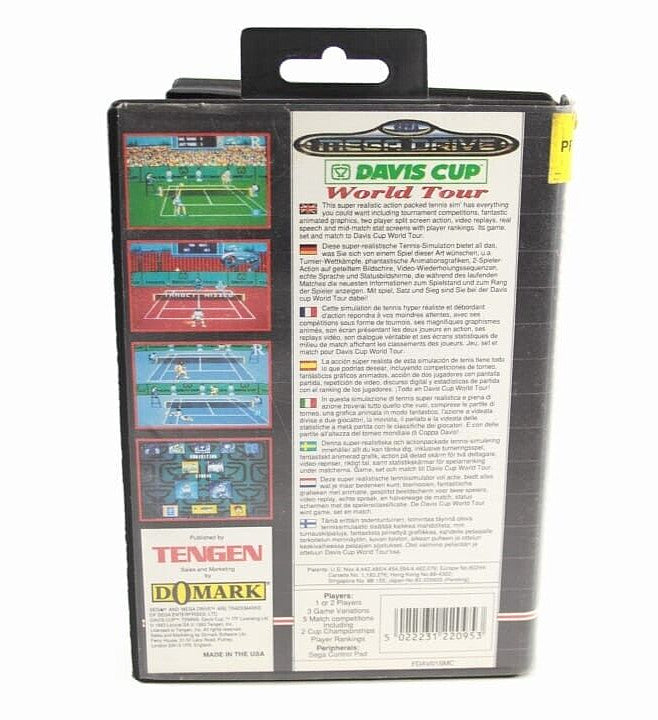 Davis Cup World Tour - SEGA Mega Drive [PAL] WITH WARRANTY