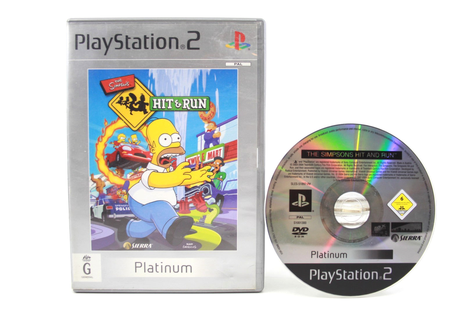 The Simpsons Hit & Run - PlayStation 2 (PS2) [PAL] - WITH WARRANTY