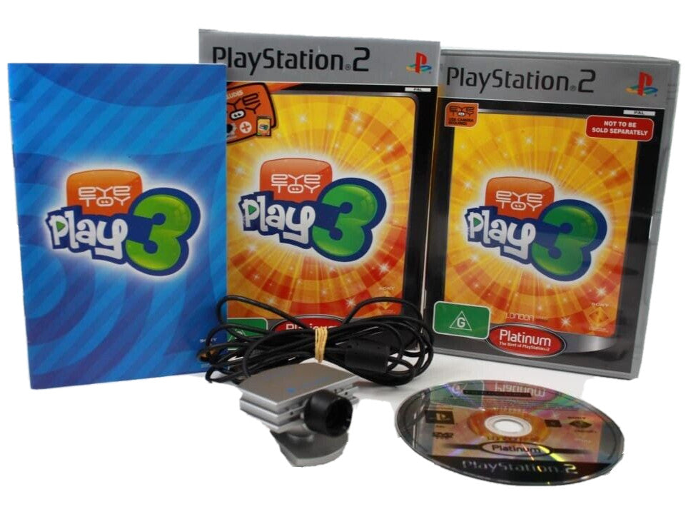 Eye Toy Play 3 With Camera - Sony PlayStation 2 (PS2) [PAL] WITH WARRANTY