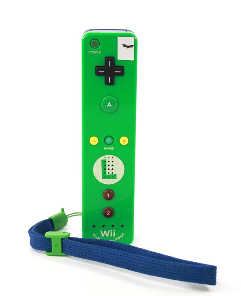 Luigi Green Nintendo Wii Controller Motion Plus Wireless Remote RVL-036