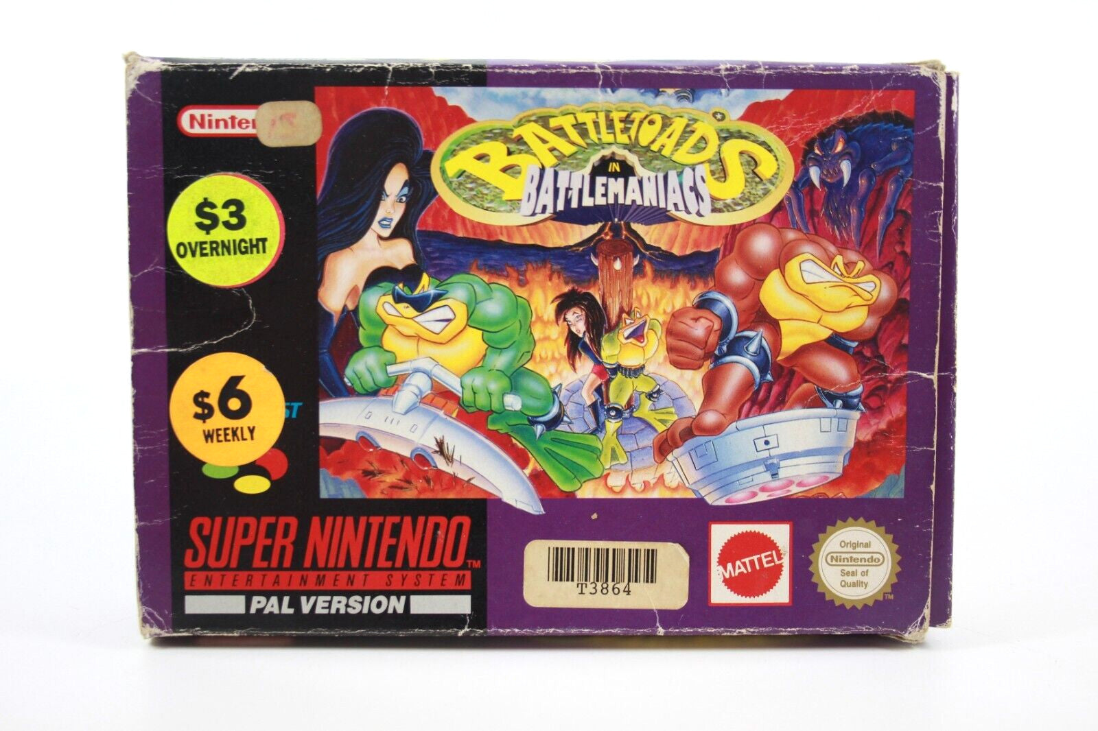 Battletoads in Battlemaniacs - Super Nintendo (SNES) [PAL] - WITH WARRANTY
