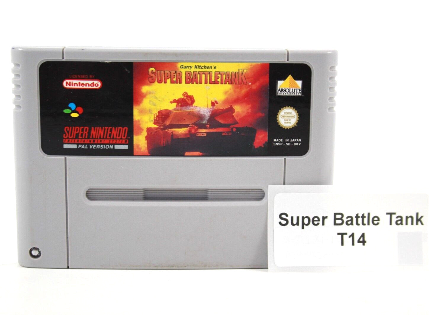 Super BattleTank [CART ONLY] - Super Nintendo (SNES) [PAL] - WITH WARRANTY