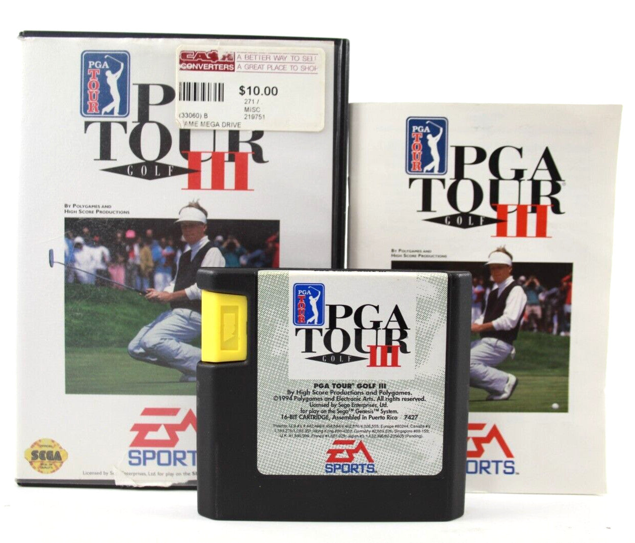 PGA Tour Golf III - SEGA Genesis [NTSC-U] - WITH WARRANTY