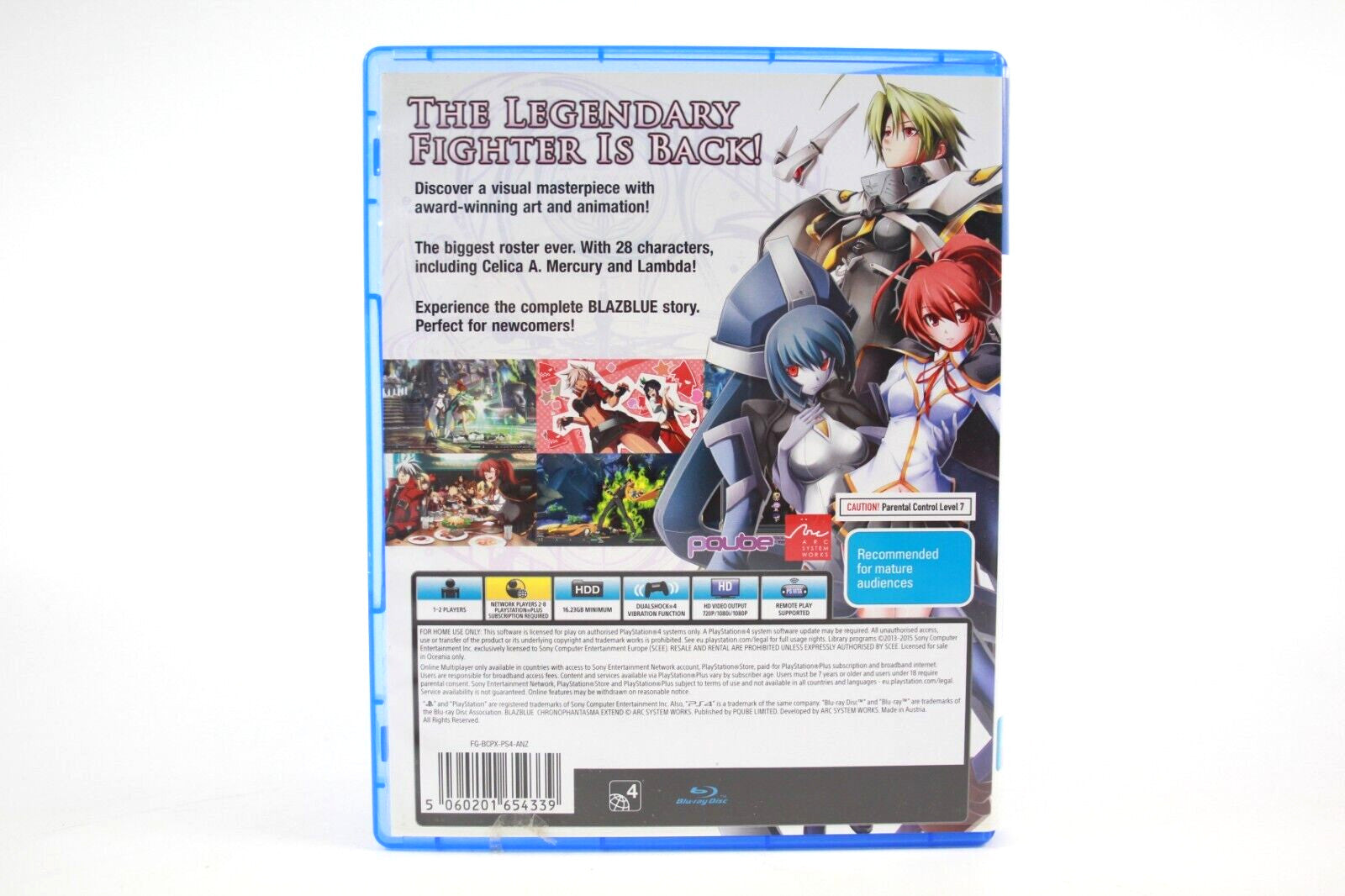 BlazBlue: Chrono Phantasma EXTEND - PlayStation 4 (PS4) [PAL] - WITH WARRANTY