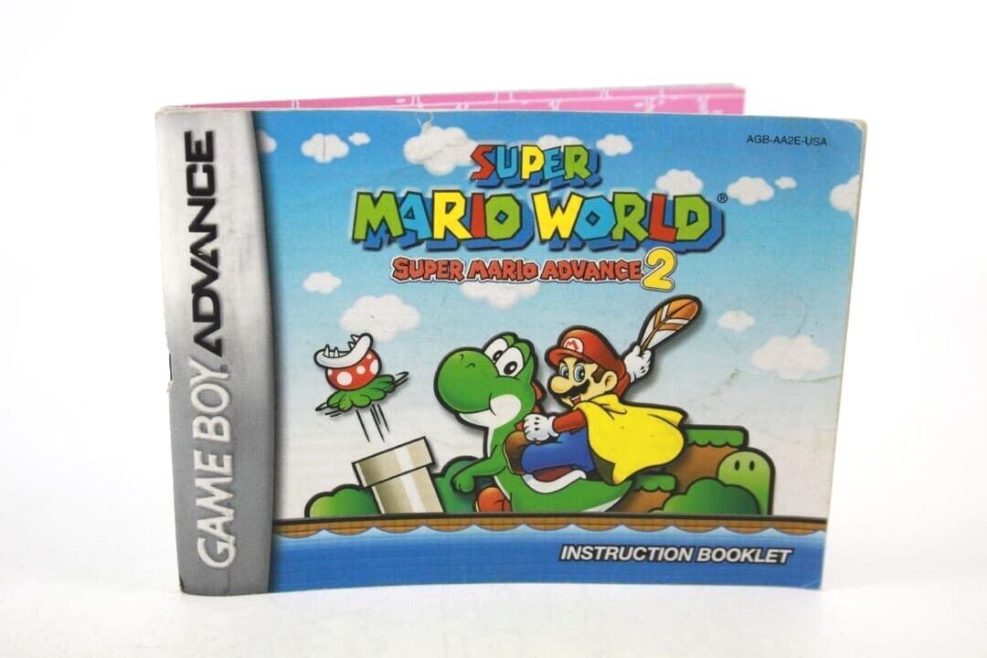 Super Mario Advance 2 - Nintendo Game Boy Advance (GBA) *MANUAL ONLY* (NTSC-U)