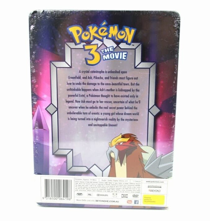 Pokémon 3 The Movie - Collector's Edition Steelbook  [PAL] **SEALED**