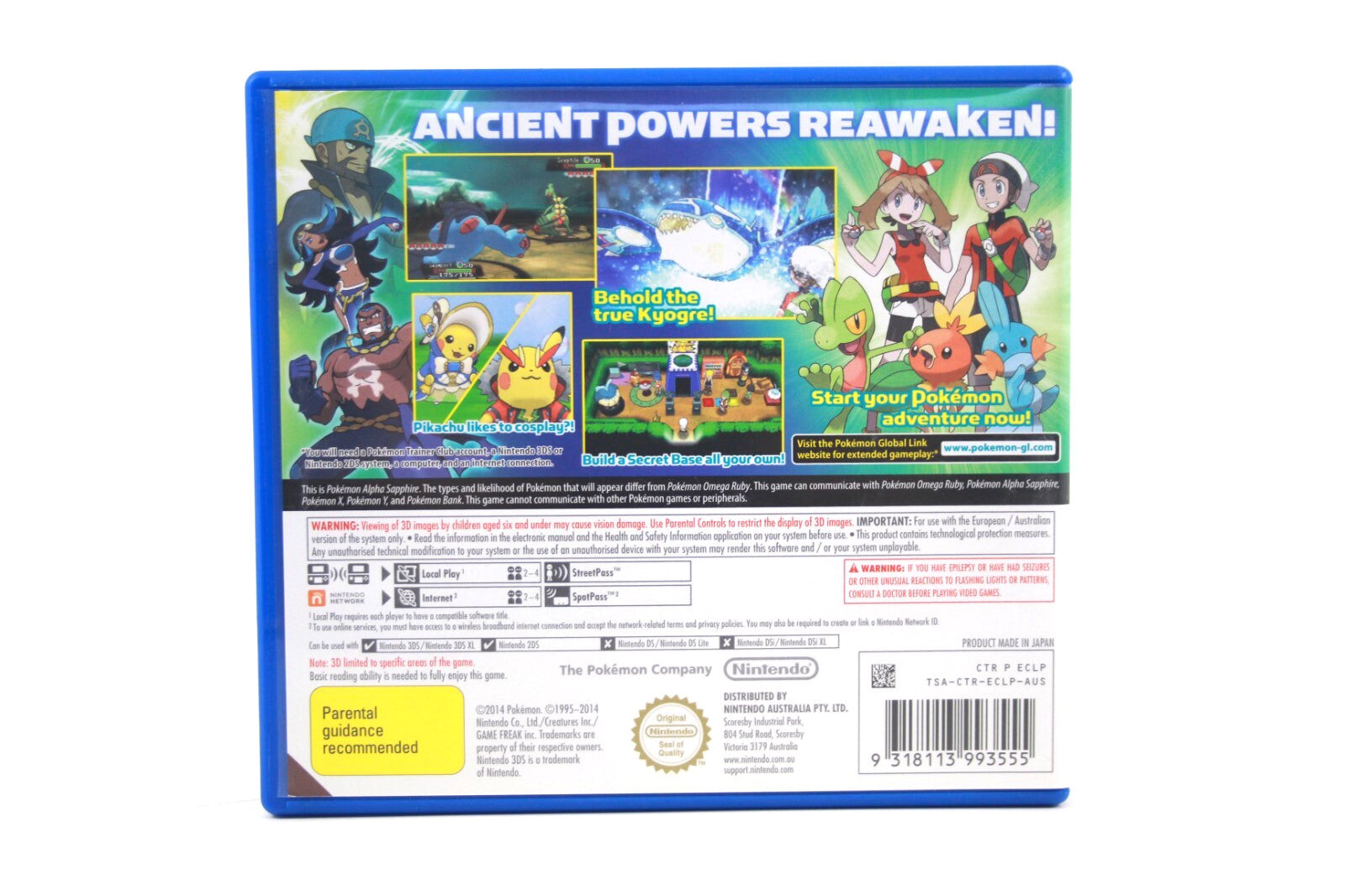 Pokémon Alpha Sapphire - Nintendo 3DS [PAL] - WITH WARRANTY