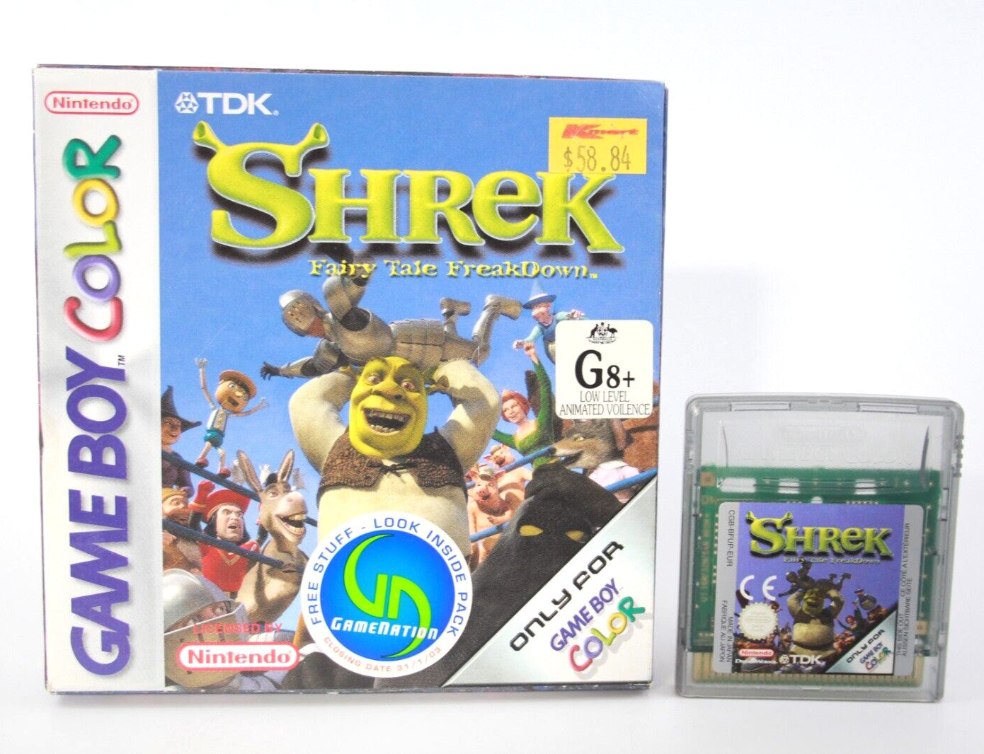 Shrek: Fairy Tale Freakdown - Nintendo Game Boy  Color [PAL] - WITH WARRANTY