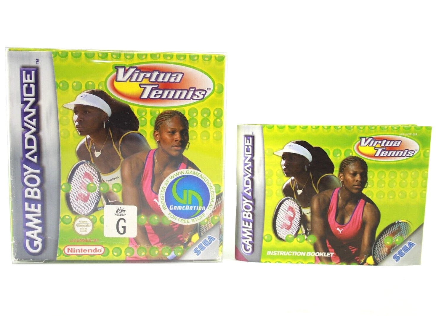 Virtua Tennis - Nintendo Game Boy Advance (GBA) **BOX ONLY** [PAL]