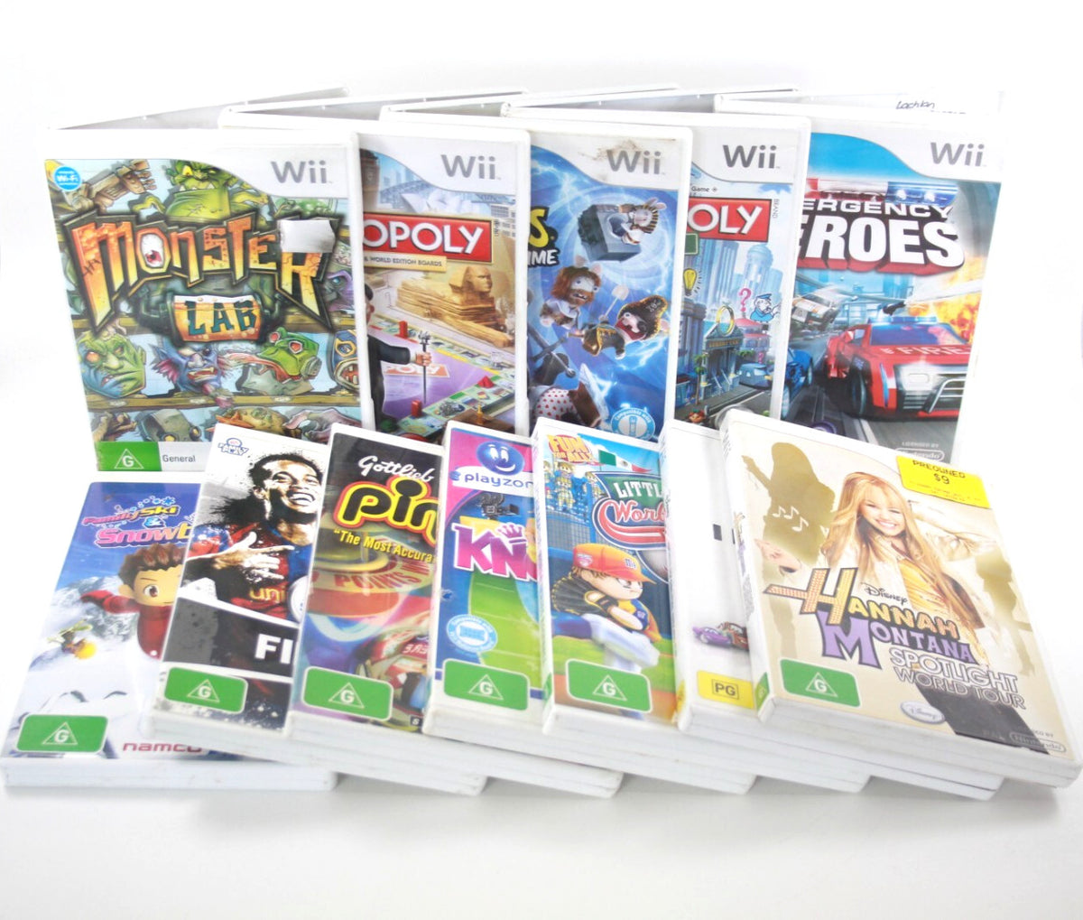 x12 Nintendo Wii Video Game Bundle Lot (12 Games)