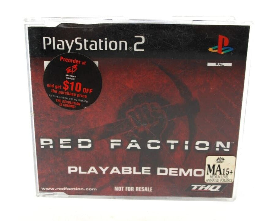 Red Faction DEMO - Sony PlayStation 2 (PS2) [PAL] WITH WARRANTY