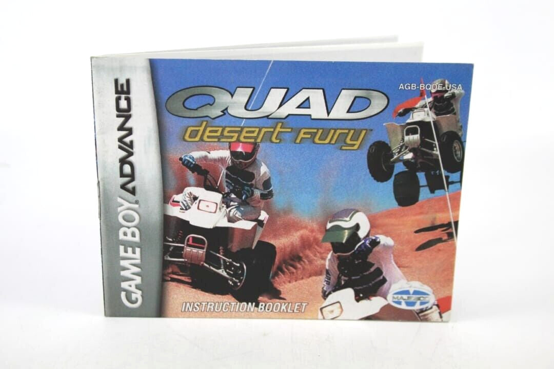 Quad Desert Fury - Nintendo Game Boy Advance (GBA) *MANUAL ONLY* [NTSC-U]