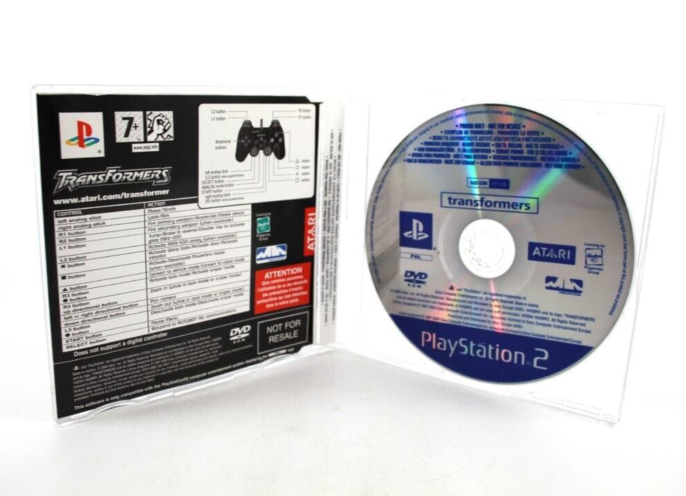 Transformers DEMO - Sony PlayStation 2 (PS2) [PAL] WITH WARRANTY