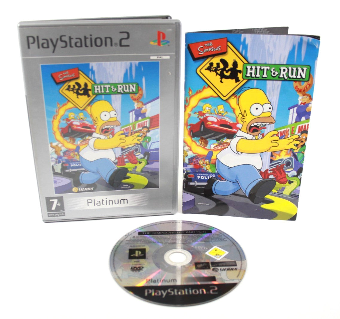**MINT DISC** The Simpsons: Hit & Run (PS2) [PAL] - WITH WARRANTY
