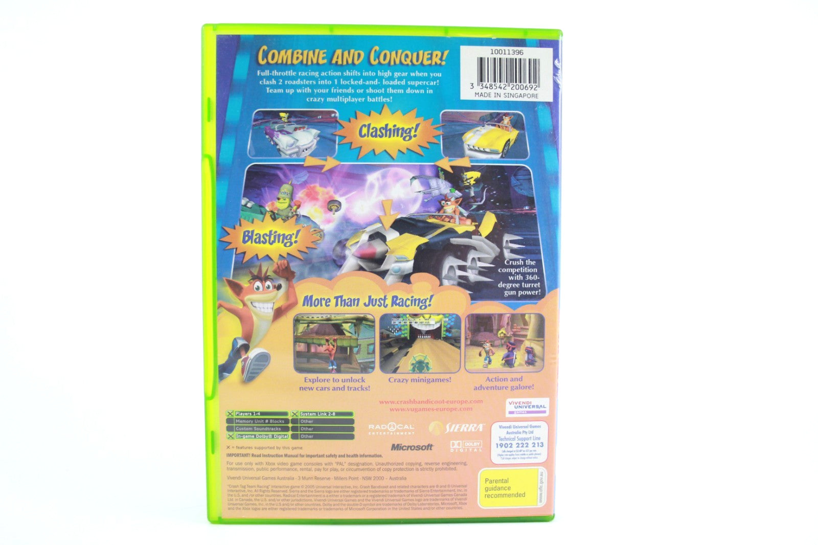 Crash Tag Team Racing - Xbox [PAL] - WITH WARRANTY