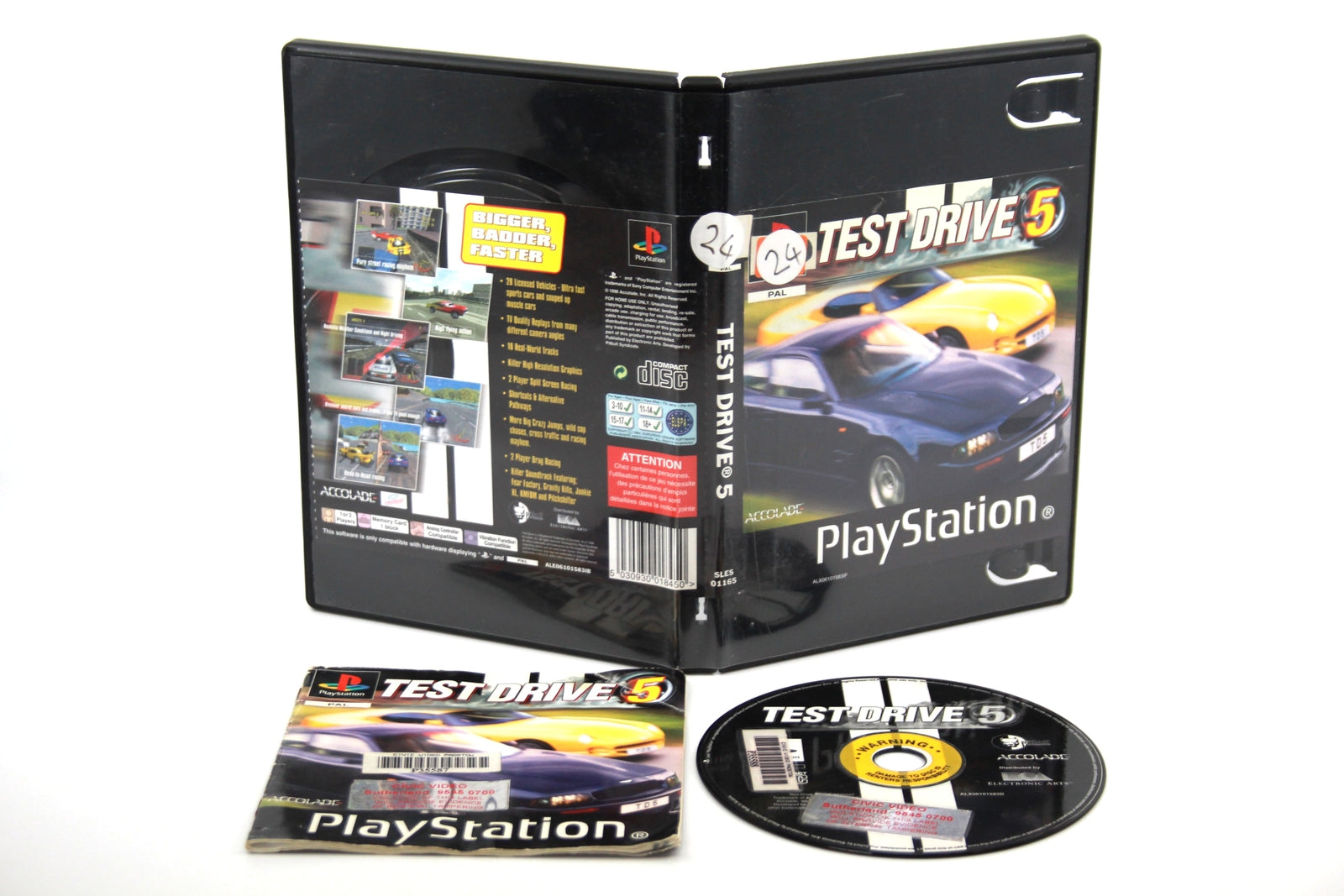Test Drive 5 (PS1) [PAL] - WITH WARRANTY