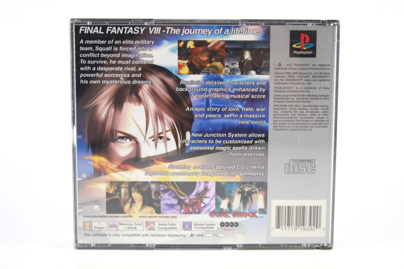 Final Fantasy VIII [Platinum] - PlayStation (PS1) [PAL] - WITH WARRANTY