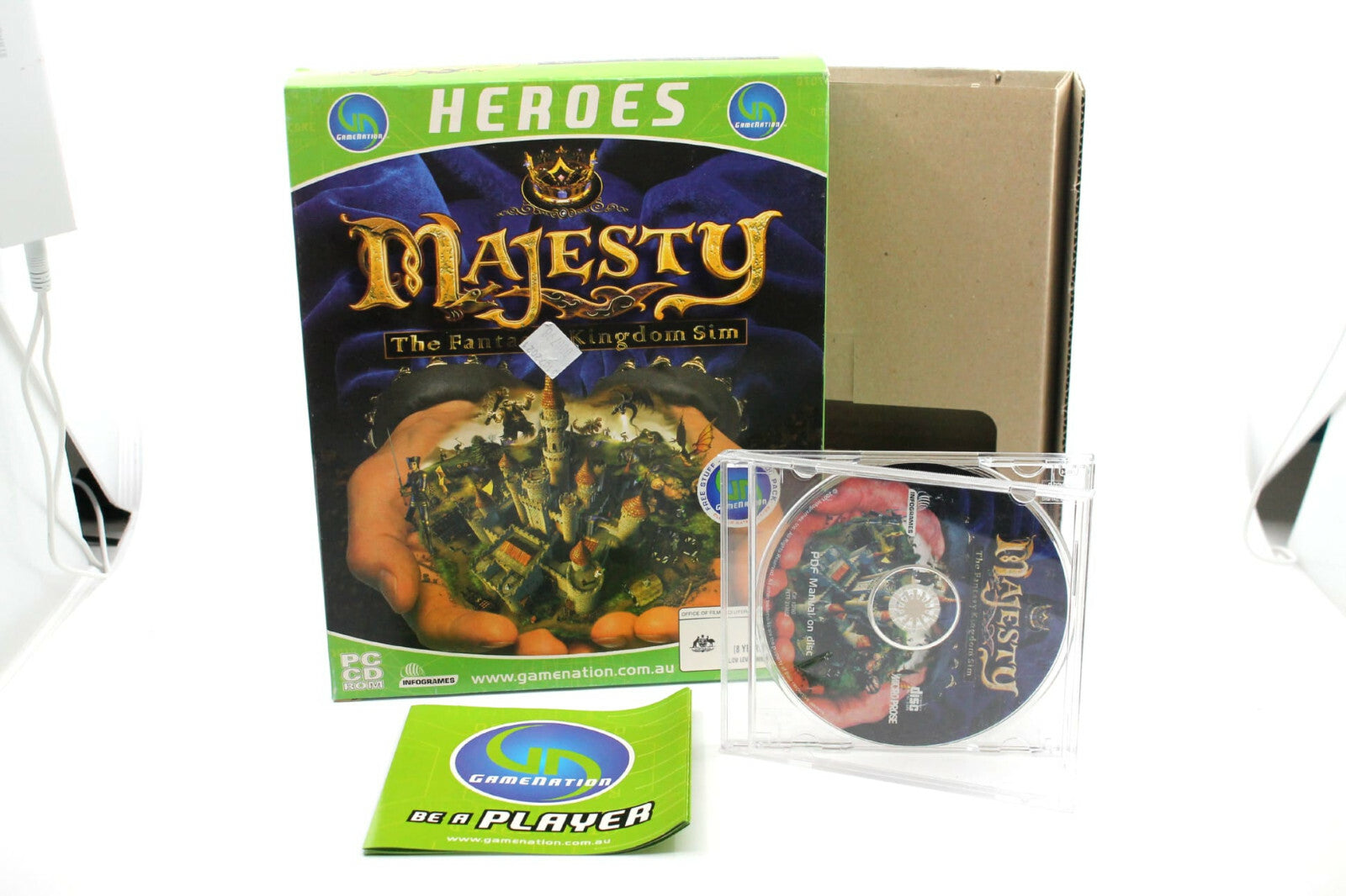 Majesty: The Fantasy Kingdom Sim game for PC/Windows - BIG BOX - BOXED