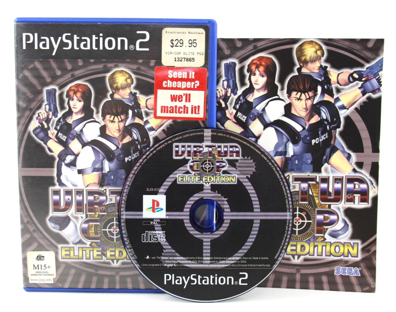 Virtua Cop: Elite Edition - PlayStation 2 (PS2) [PAL] - WITH WARRANTY