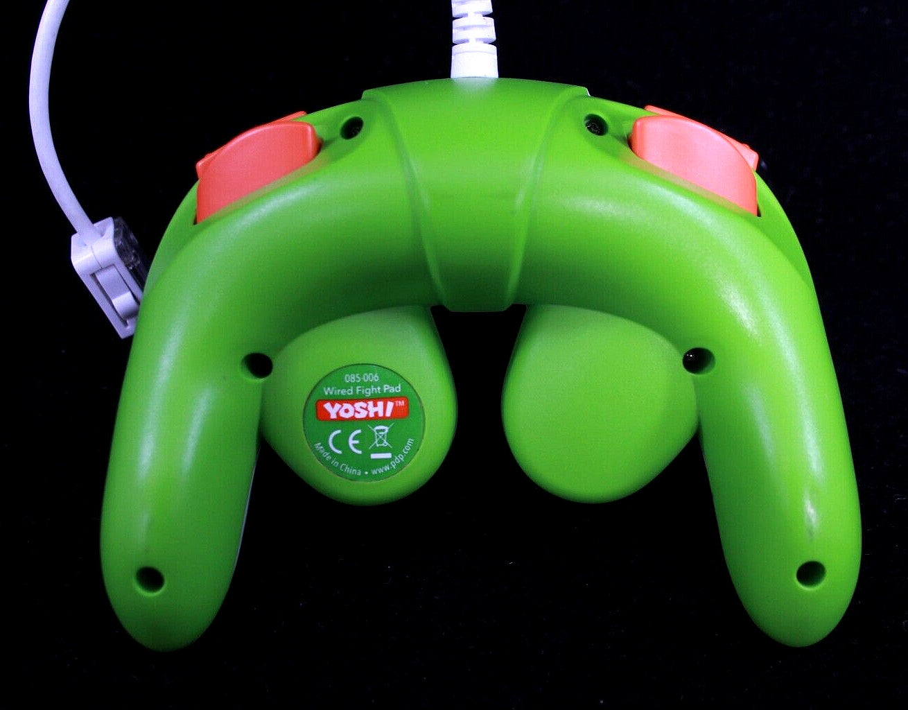 PDP - Nintendo Wii/Wii U Green/White Yoshi Wired Fight Pad GameCube Controller