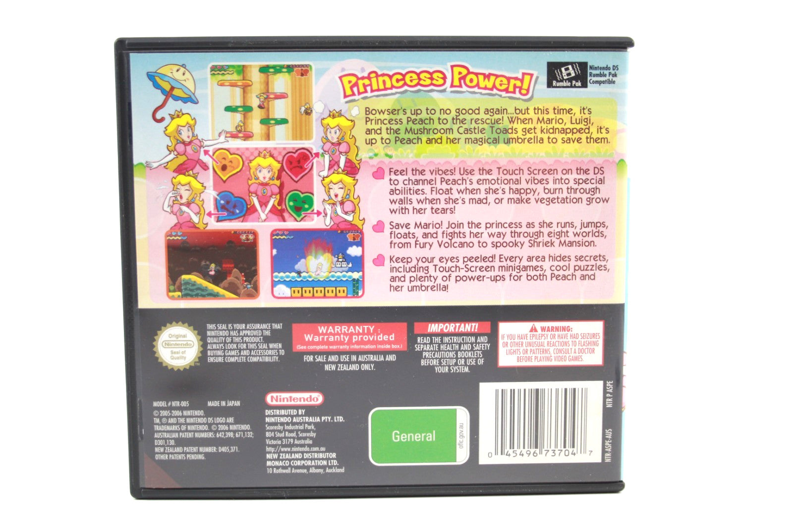 Super Princess Peach - Nintendo DS [PAL] - WITH WARRANTY