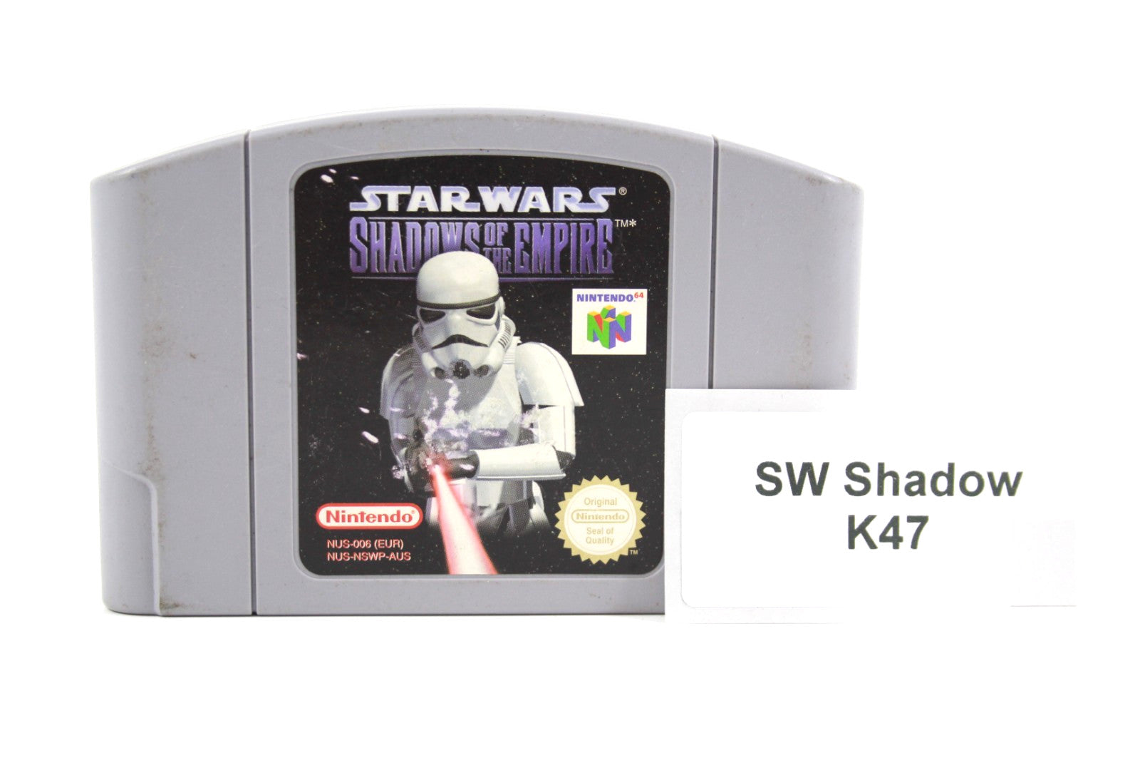 Star Wars: Shadows of the Empire [CART ONLY] - Nintendo 64 (N64) [PAL] WARRANTY