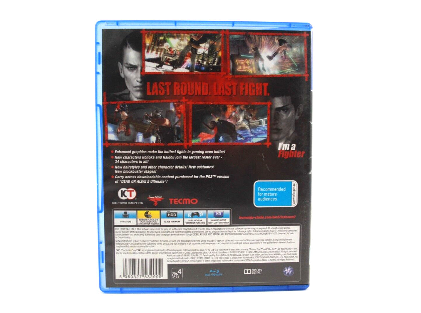 Dead or Alive 5: Last Round - PlayStation 4 (PS4) [PAL] - WITH WARRANTY