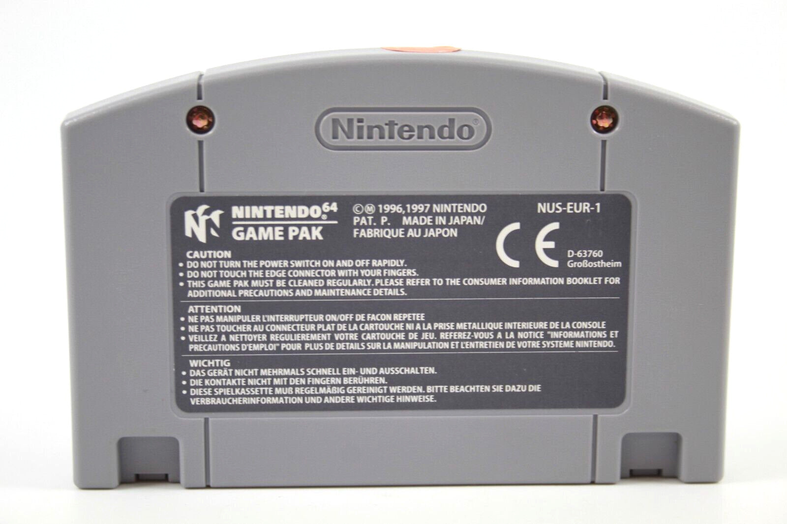 1080 Snowboarding [CART ONLY] - Nintendo 64 (N64) [PAL] - WITH WARRANTY