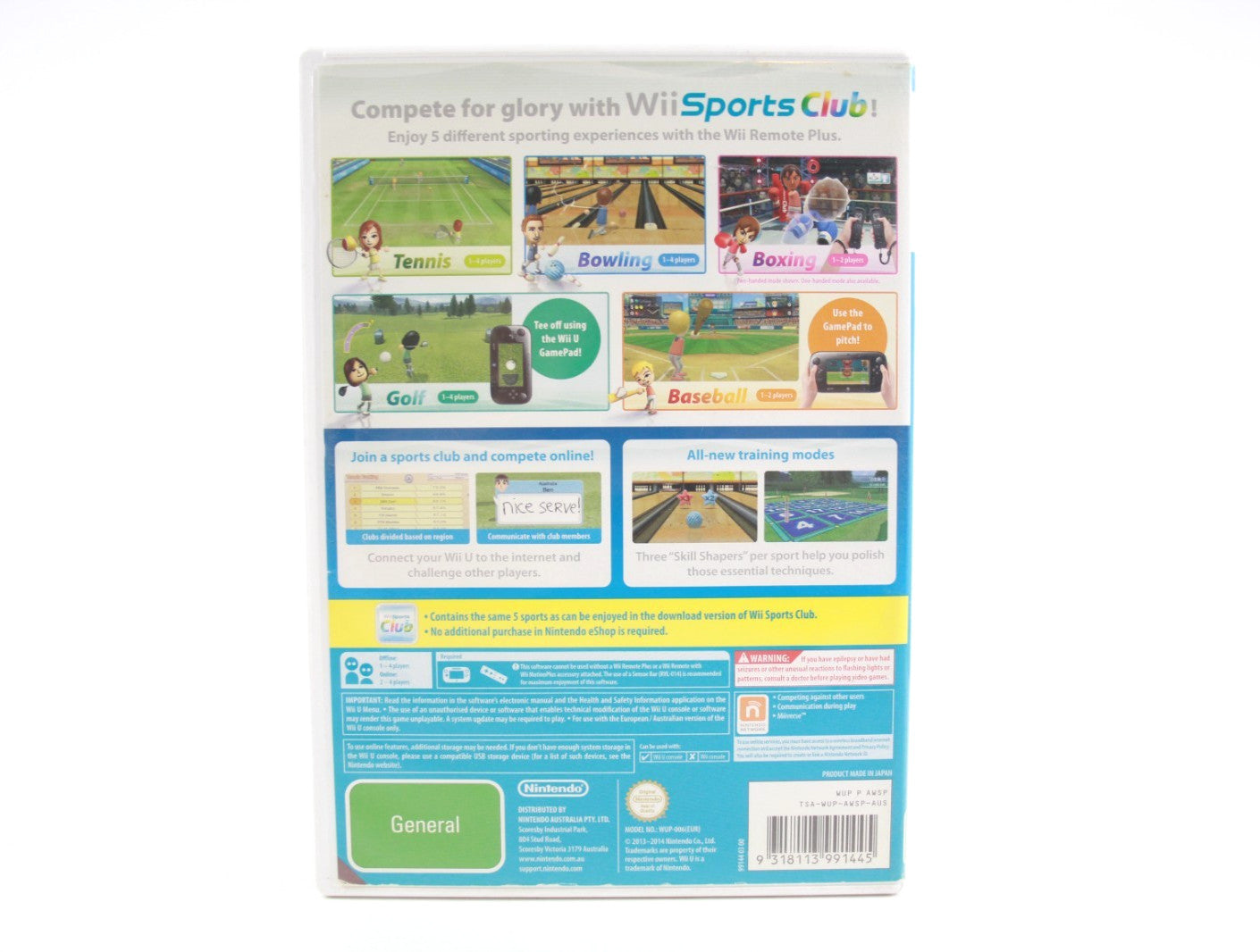 Wii Sports Club - Nintendo Wii U [PAL] - WITH WARRANTY