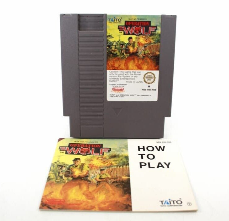 Operation Wolf - Nintendo Entertainment System (NES) [PAL] WITH WARRANTY
